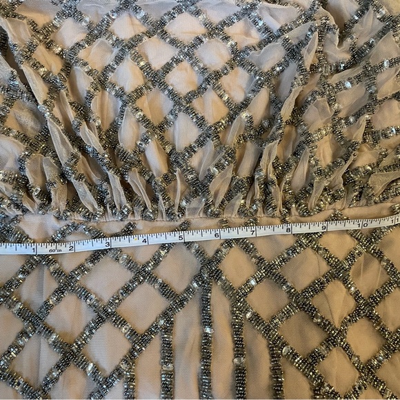 Rachel Gilbert - Yuliya Embellished Gown in Powder - Picture 5 of 6